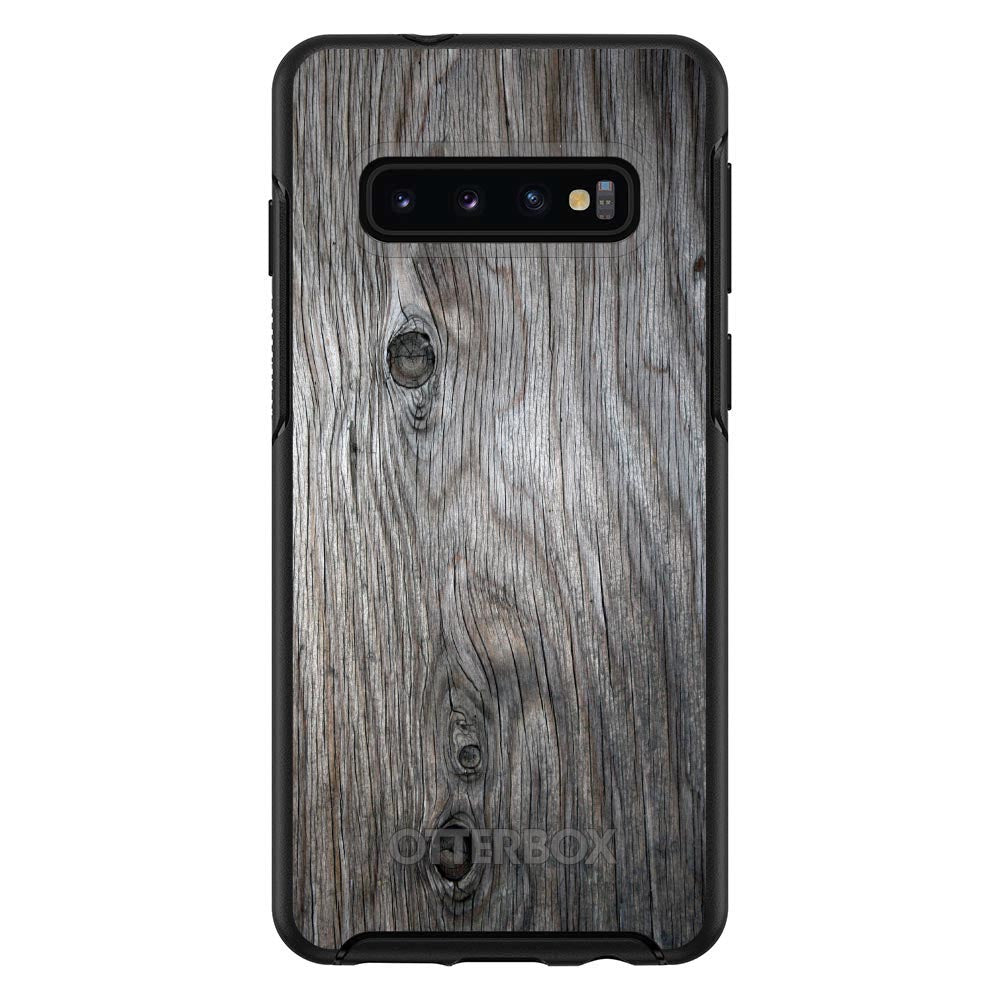 Grey Weathered Wood Grain Print OtterBox Symmetry Case for iPhone & Galaxy, view 6