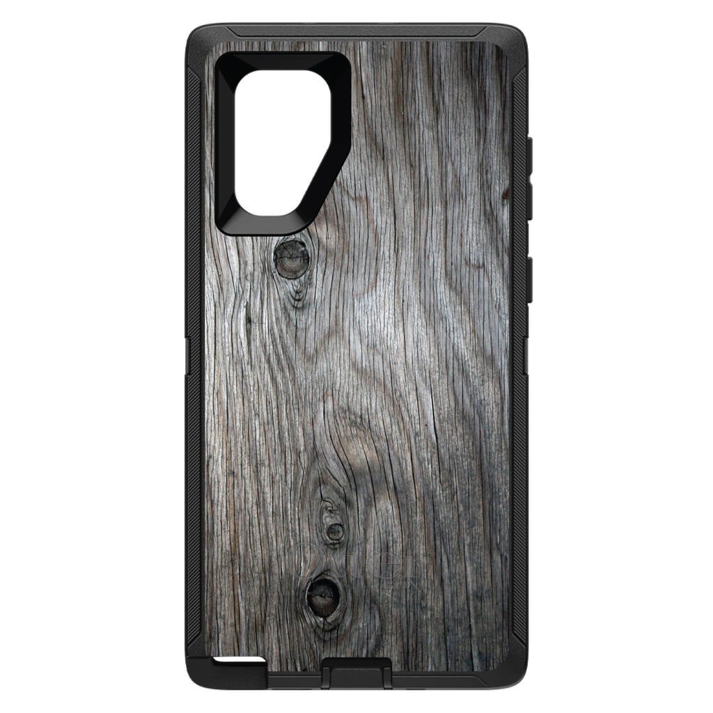 Grey Weathered Wood Grain Print OtterBox Defender Case for iPhone & Galaxy, view 14