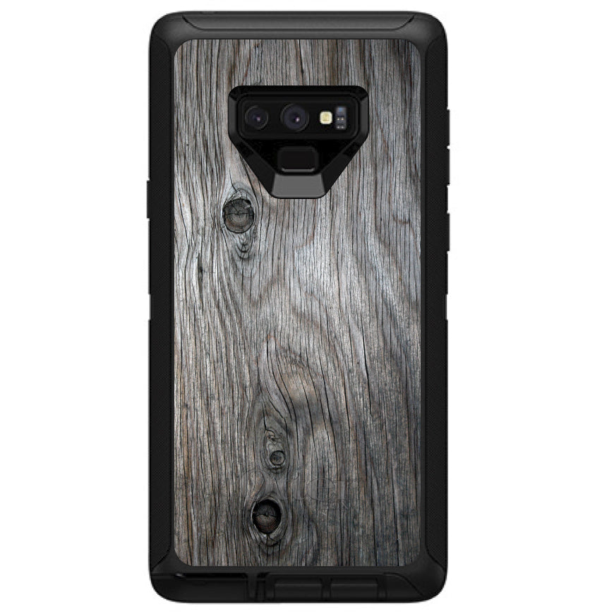 Grey Weathered Wood Grain Print OtterBox Defender Case for iPhone & Galaxy, view 16