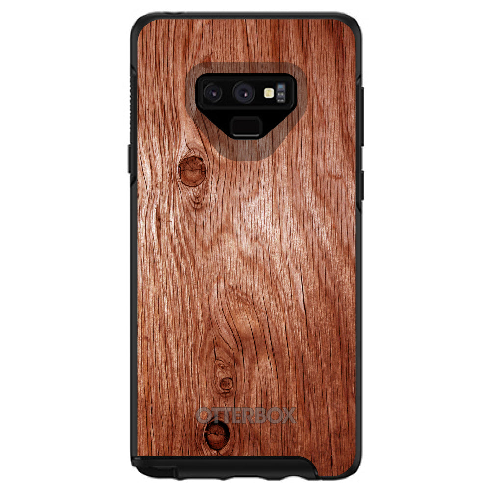 Orange Weathered Wood Grain Print OtterBox Symmetry Case for iPhone & Galaxy, view 13