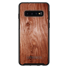 DistinctInk™ OtterBox Symmetry Series Case for Apple iPhone / Samsung Galaxy / Google Pixel - Orange Weathered Wood Grain Print