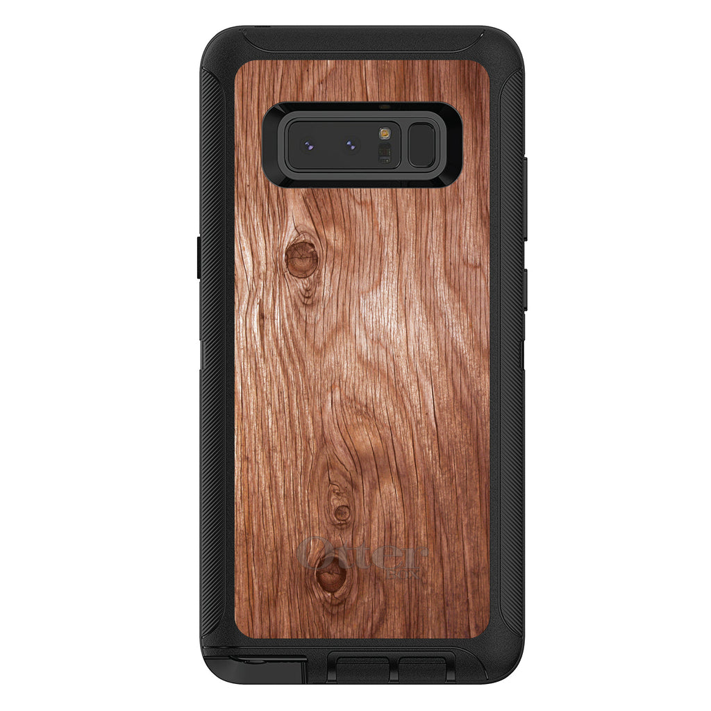 Orange Weathered Wood Grain Print OtterBox Defender Case for iPhone & Galaxy, view 17