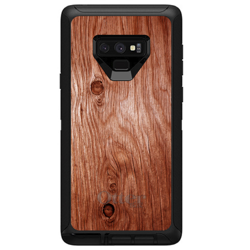 Orange Weathered Wood Grain Print OtterBox Defender Case for iPhone & Galaxy, view 16