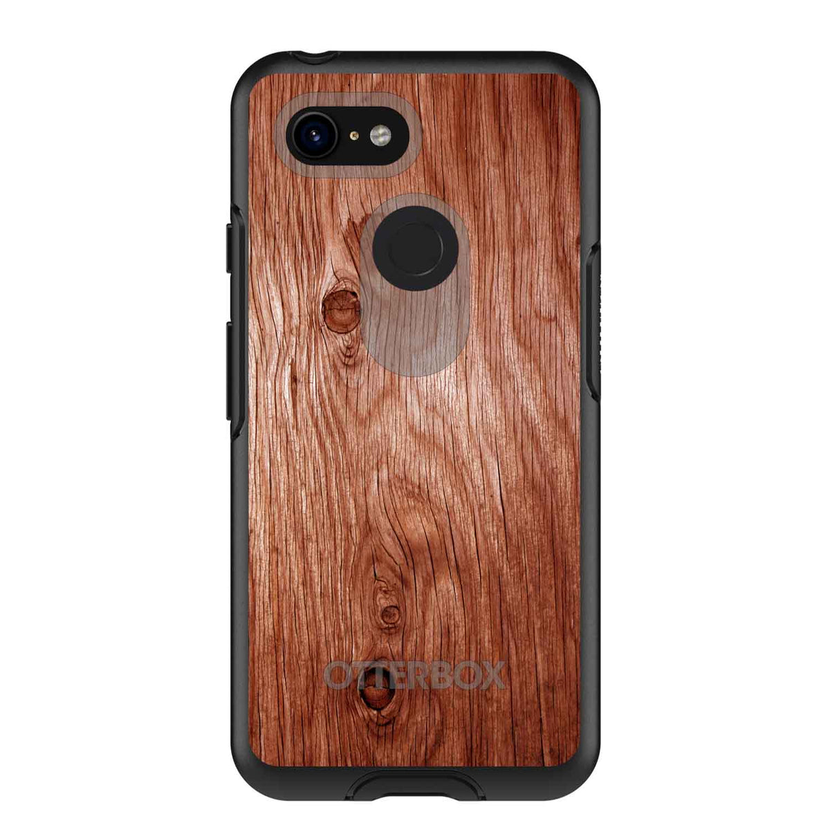 Orange Weathered Wood Grain Print OtterBox Symmetry Case for iPhone & Galaxy, view 15