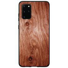 DistinctInk® Hard Plastic Snap-On Case for Apple iPhone or Samsung Galaxy - Orange Weathered Wood Grain Print