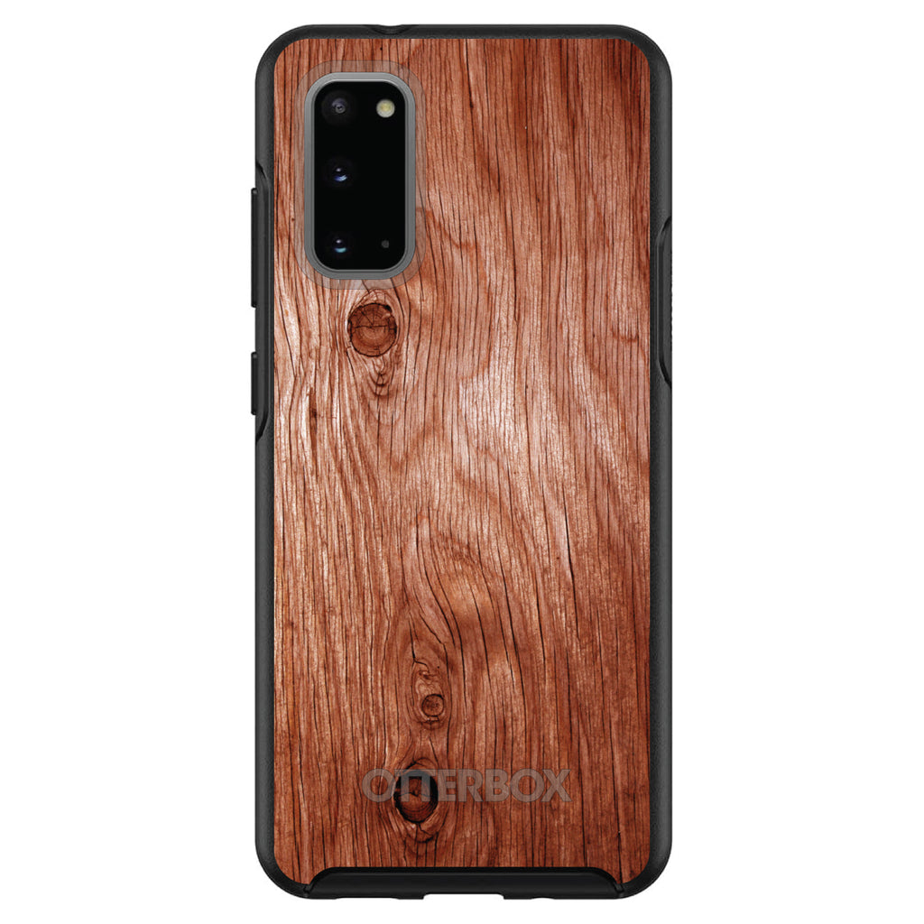 Orange Weathered Wood Grain Print OtterBox Symmetry Case for iPhone & Galaxy, view 5
