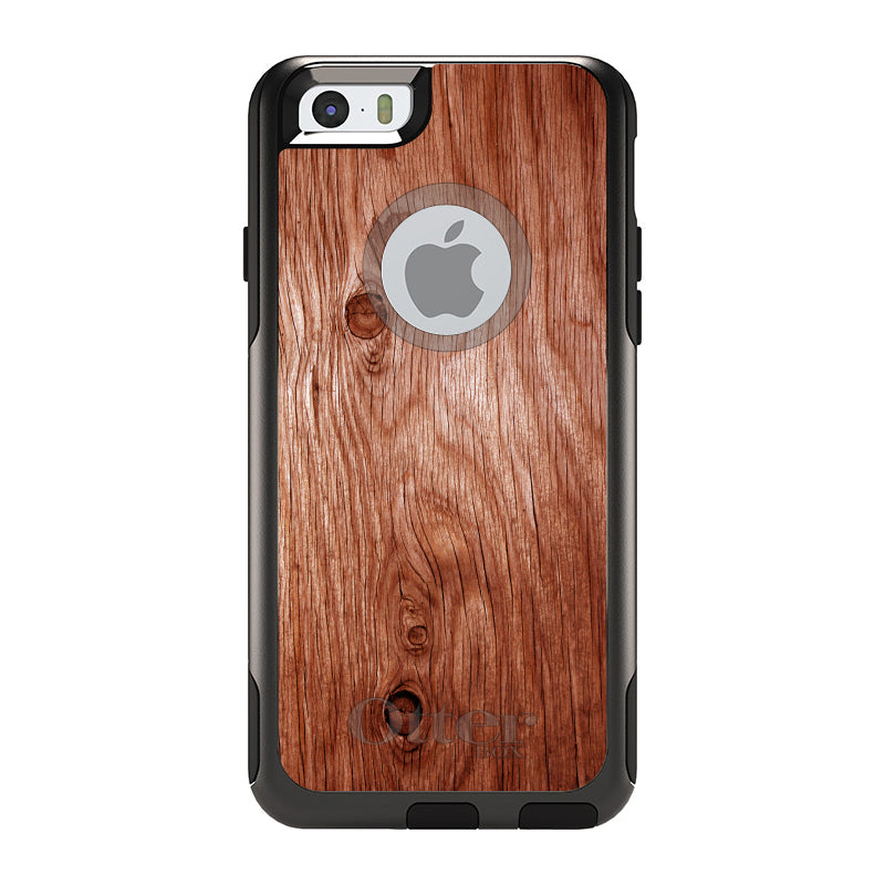 Orange Weathered Wood Grain Print OtterBox Commuter Case for iPhone & Galaxy, view 4