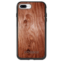 DistinctInk™ OtterBox Symmetry Series Case for Apple iPhone / Samsung Galaxy / Google Pixel - Orange Weathered Wood Grain Print
