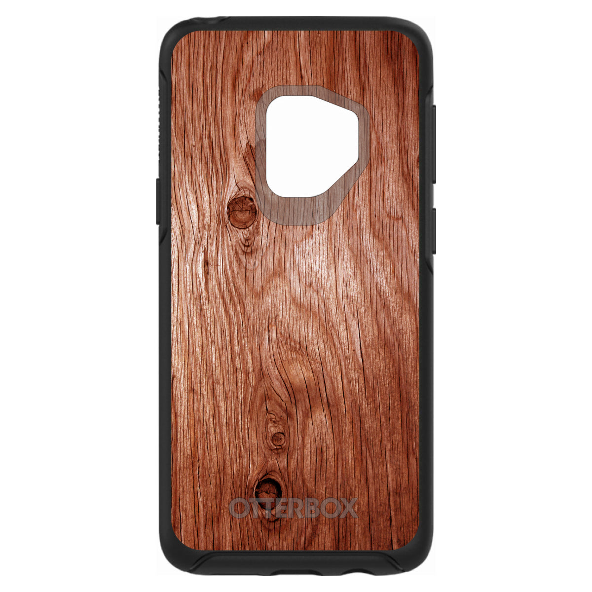 Orange Weathered Wood Grain Print OtterBox Symmetry Case for iPhone & Galaxy, view 8