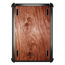 DistinctInk™ OtterBox Defender Series Case for Apple iPad / iPad Pro / iPad Air / iPad Mini - Orange Weathered Wood Grain Print