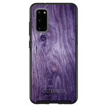 DistinctInk™ OtterBox Symmetry Series Case for Apple iPhone / Samsung Galaxy / Google Pixel - Purple Weathered Wood Grain Print