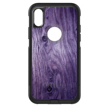DistinctInk OtterBox Commuter Series Case for Apple iPhone or Samsung Galaxy - Purple Weathered Wood Grain Print