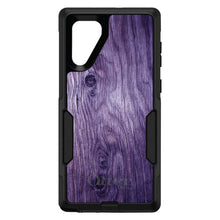 DistinctInk OtterBox Commuter Series Case for Apple iPhone or Samsung Galaxy - Purple Weathered Wood Grain Print
