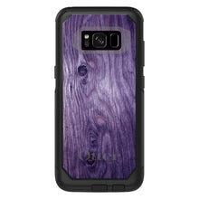 DistinctInk OtterBox Commuter Series Case for Apple iPhone or Samsung Galaxy - Purple Weathered Wood Grain Print