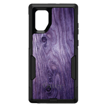 DistinctInk OtterBox Commuter Series Case for Apple iPhone or Samsung Galaxy - Purple Weathered Wood Grain Print
