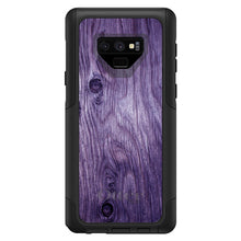 DistinctInk OtterBox Commuter Series Case for Apple iPhone or Samsung Galaxy - Purple Weathered Wood Grain Print