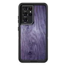 DistinctInk™ OtterBox Defender Series Case for Apple iPhone / Samsung Galaxy / Google Pixel - Purple Weathered Wood Grain Print