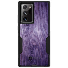DistinctInk OtterBox Commuter Series Case for Apple iPhone or Samsung Galaxy - Purple Weathered Wood Grain Print