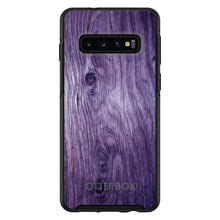 DistinctInk™ OtterBox Symmetry Series Case for Apple iPhone / Samsung Galaxy / Google Pixel - Purple Weathered Wood Grain Print