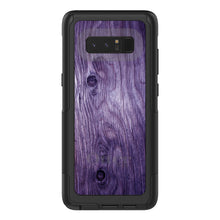 DistinctInk OtterBox Commuter Series Case for Apple iPhone or Samsung Galaxy - Purple Weathered Wood Grain Print