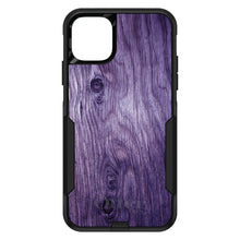 DistinctInk OtterBox Commuter Series Case for Apple iPhone or Samsung Galaxy - Purple Weathered Wood Grain Print