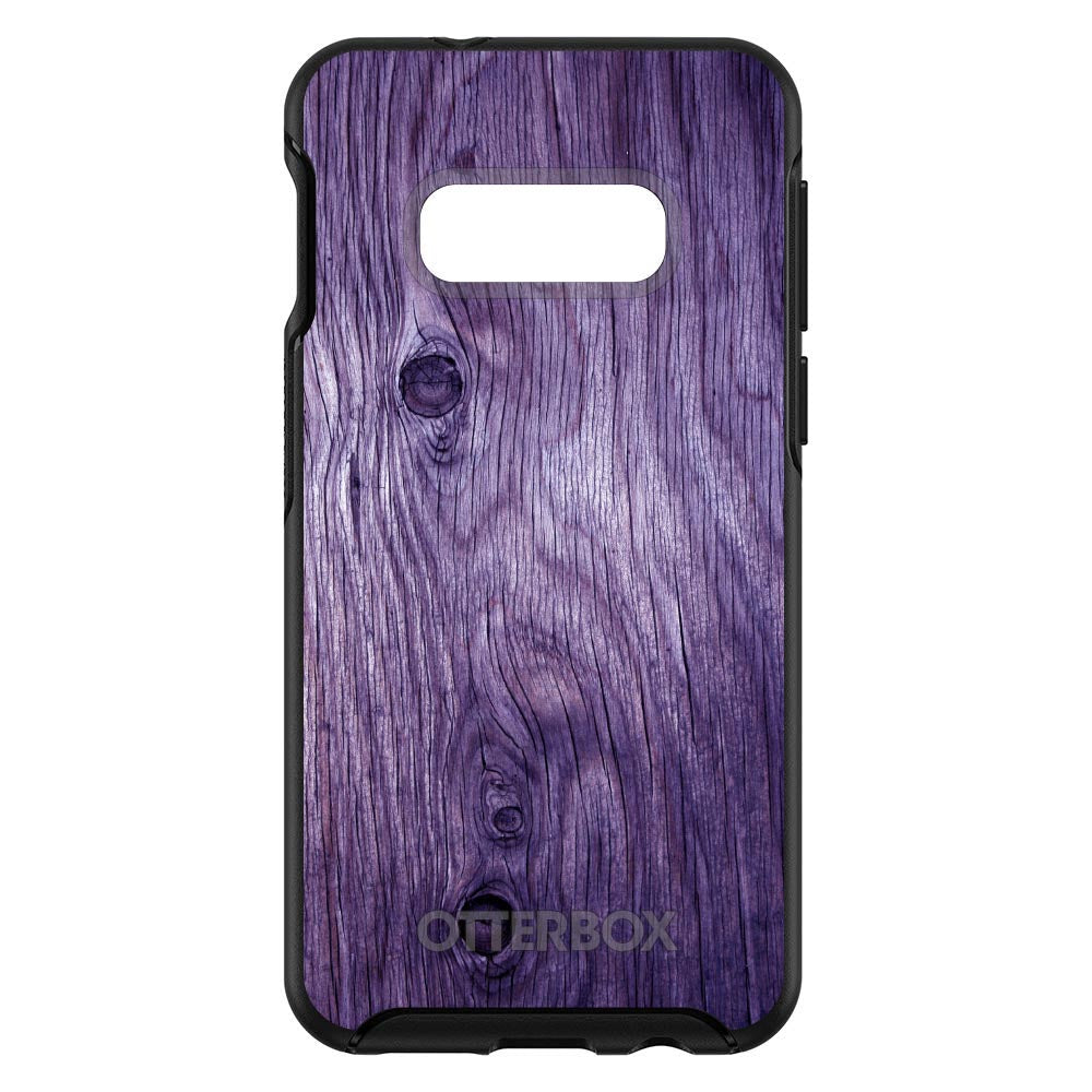 Purple Weathered Wood Grain Print OtterBox Symmetry Case for iPhone & Galaxy, view 7