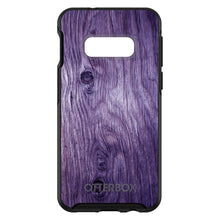 DistinctInk™ OtterBox Symmetry Series Case for Apple iPhone / Samsung Galaxy / Google Pixel - Purple Weathered Wood Grain Print