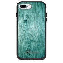 DistinctInk™ OtterBox Symmetry Series Case for Apple iPhone / Samsung Galaxy / Google Pixel - Teal Weathered Wood Grain Print