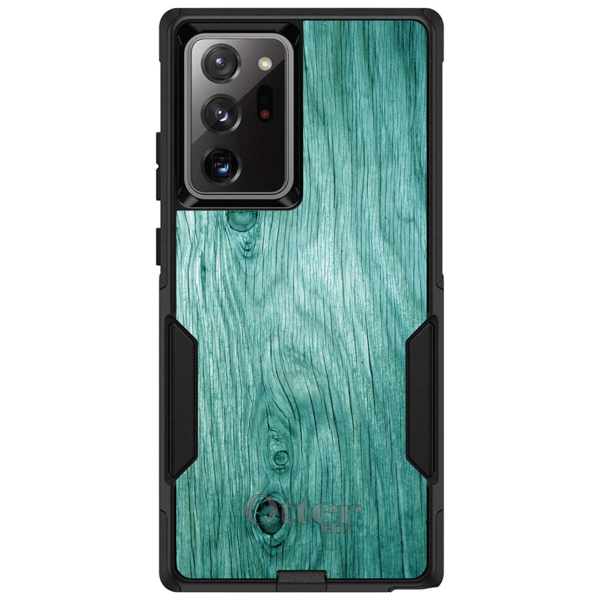 Teal Weathered Wood Grain Print OtterBox Commuter Case for iPhone & Galaxy, view 12