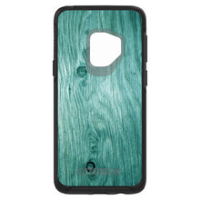 DistinctInk™ OtterBox Symmetry Series Case for Apple iPhone / Samsung Galaxy / Google Pixel - Teal Weathered Wood Grain Print
