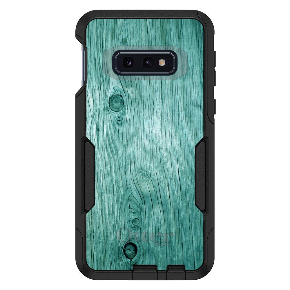 Teal Weathered Wood Grain Print OtterBox Commuter Case for iPhone & Galaxy, view 8