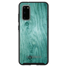 DistinctInk™ OtterBox Symmetry Series Case for Apple iPhone / Samsung Galaxy / Google Pixel - Teal Weathered Wood Grain Print