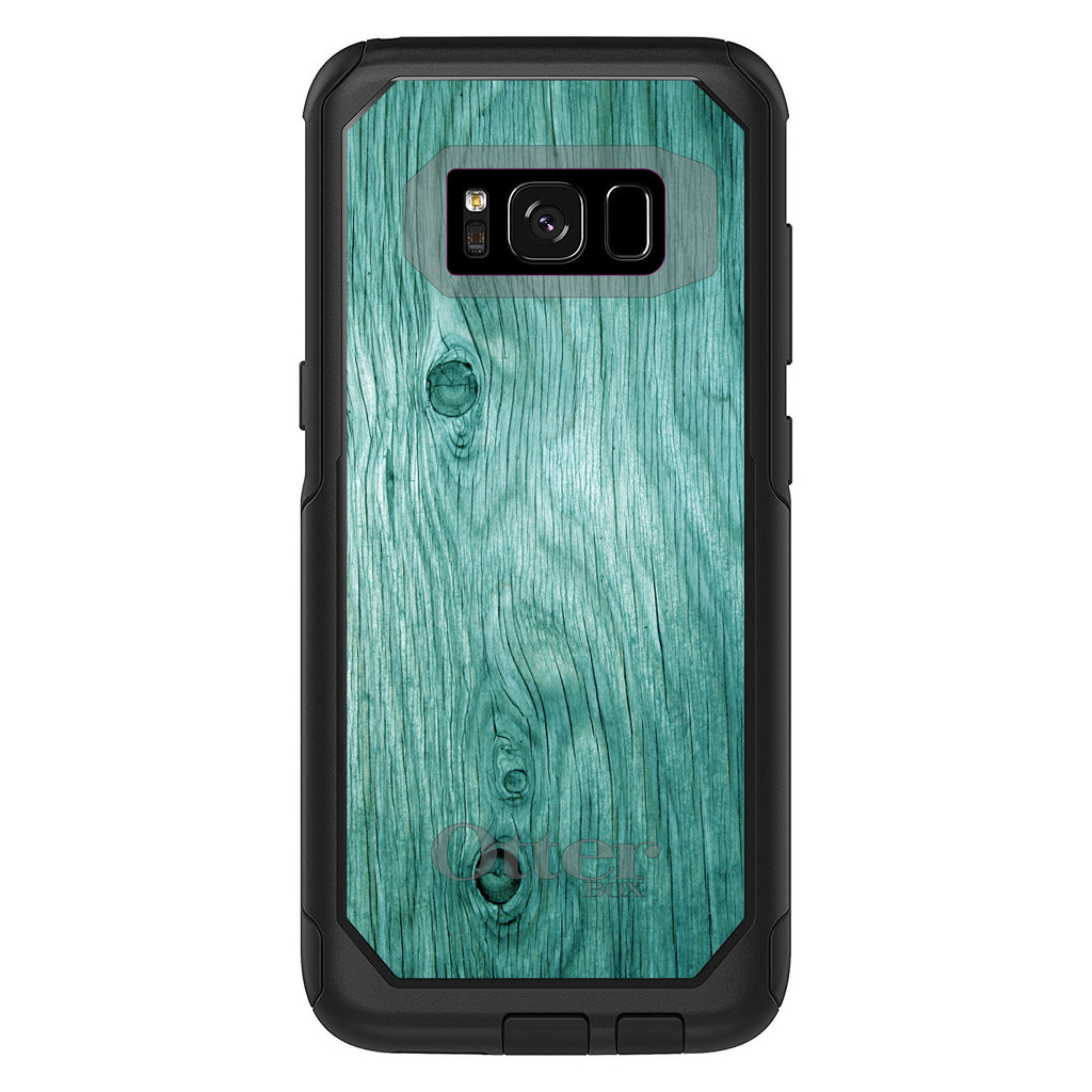 Teal Weathered Wood Grain Print OtterBox Commuter Case for iPhone & Galaxy, view 10