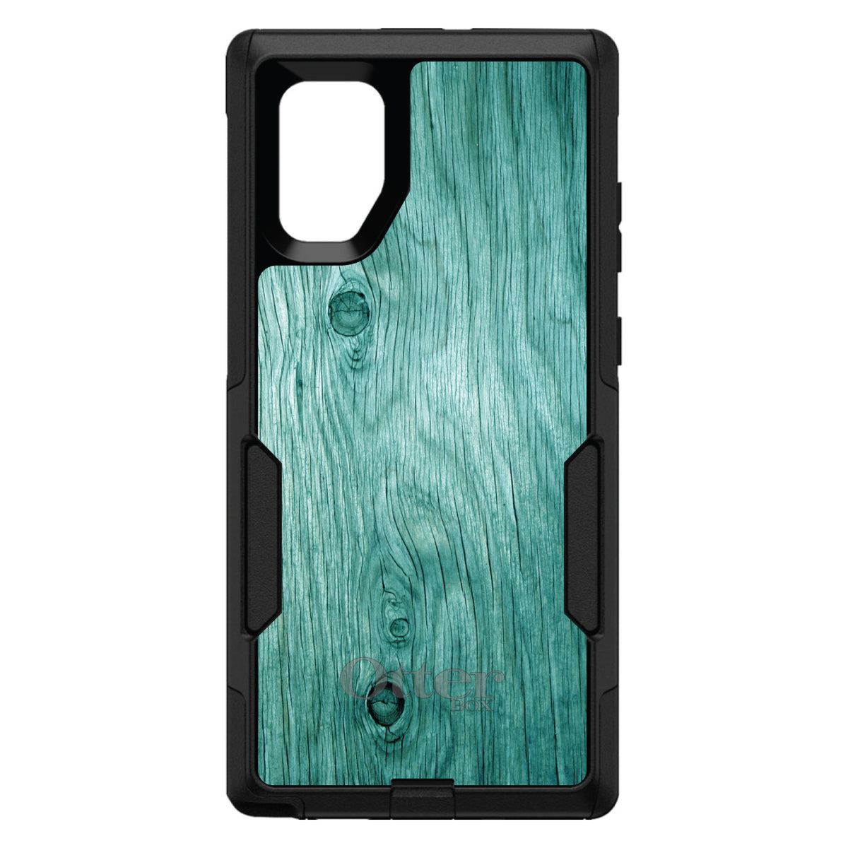 Teal Weathered Wood Grain Print OtterBox Commuter Case for iPhone & Galaxy, view 14