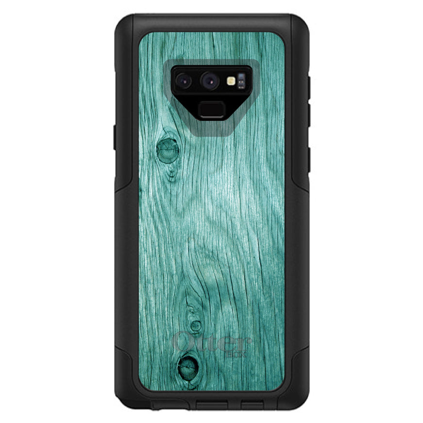 Teal Weathered Wood Grain Print OtterBox Commuter Case for iPhone & Galaxy, view 15