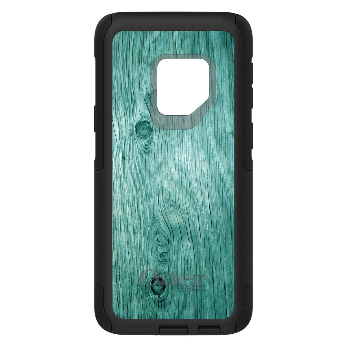 Teal Weathered Wood Grain Print OtterBox Commuter Case for iPhone & Galaxy, view 9