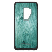 DistinctInk™ OtterBox Symmetry Series Case for Apple iPhone / Samsung Galaxy / Google Pixel - Teal Weathered Wood Grain Print