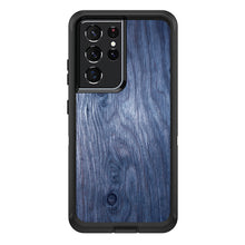 DistinctInk™ OtterBox Defender Series Case for Apple iPhone / Samsung Galaxy / Google Pixel - Dark Blue Weathered Wood Grain Print