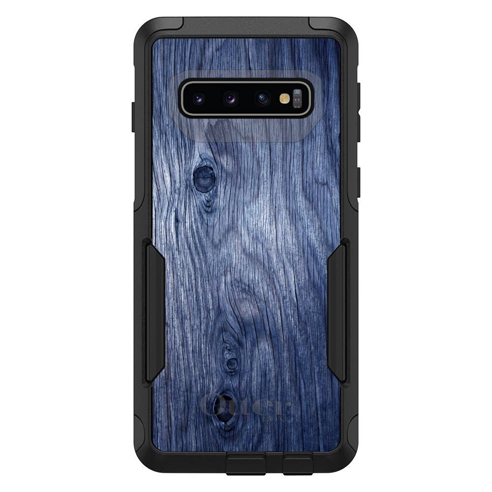 Dark Blue Weathered Wood Grain Print OtterBox Commuter Case for iPhone & Galaxy, view 7