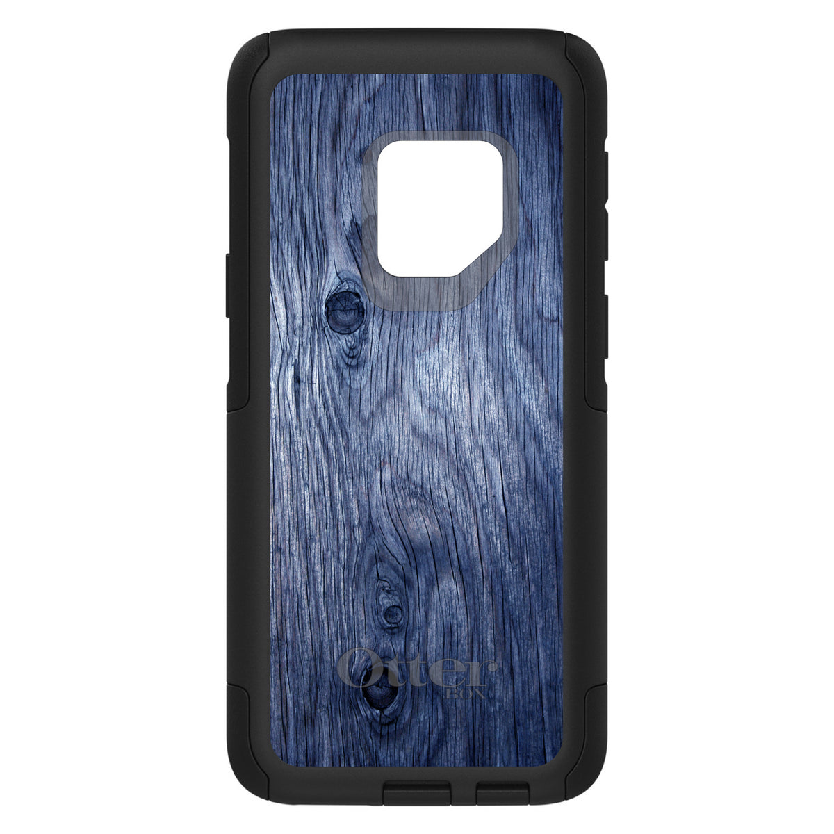 Dark Blue Weathered Wood Grain Print OtterBox Commuter Case for iPhone & Galaxy, view 9