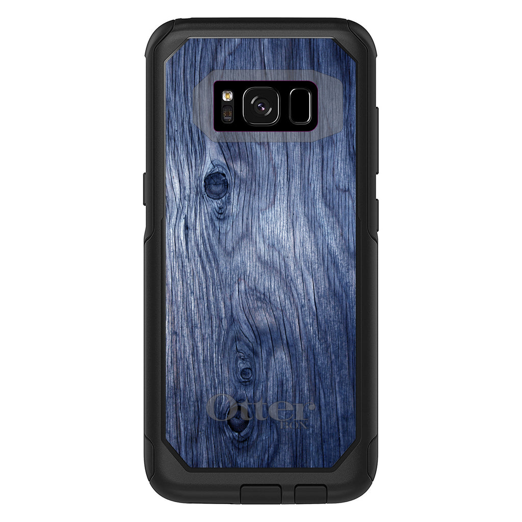 Dark Blue Weathered Wood Grain Print OtterBox Commuter Case for iPhone & Galaxy, view 10