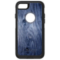 Dark Blue Weathered Wood Grain Print OtterBox Commuter Case for iPhone & Galaxy