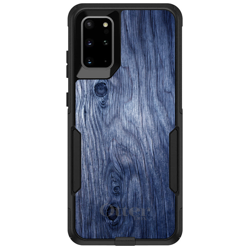 Dark Blue Weathered Wood Grain Print OtterBox Commuter Case for iPhone & Galaxy, view 6