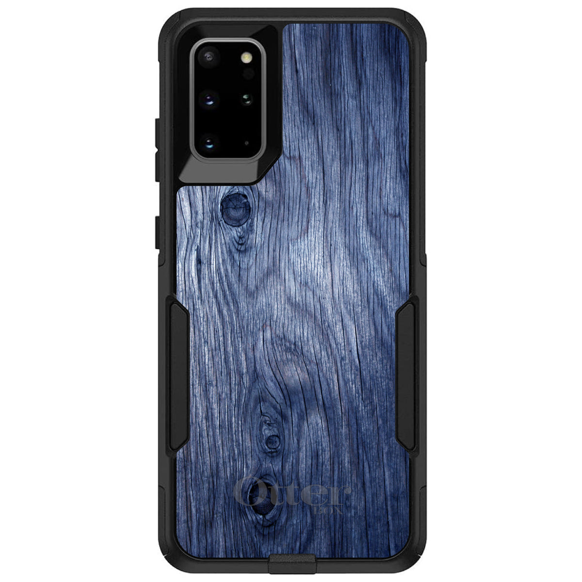 Dark Blue Weathered Wood Grain Print OtterBox Commuter Case for iPhone & Galaxy, view 6