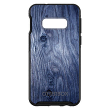 DistinctInk™ OtterBox Symmetry Series Case for Apple iPhone / Samsung Galaxy / Google Pixel - Dark Blue Weathered Wood Grain Print