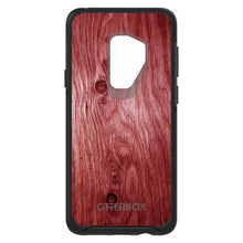 DistinctInk™ OtterBox Symmetry Series Case for Apple iPhone / Samsung Galaxy / Google Pixel - Dark Red Weathered Wood Grain Print