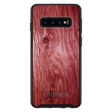 DistinctInk™ OtterBox Symmetry Series Case for Apple iPhone / Samsung Galaxy / Google Pixel - Dark Red Weathered Wood Grain Print