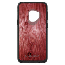 DistinctInk™ OtterBox Symmetry Series Case for Apple iPhone / Samsung Galaxy / Google Pixel - Dark Red Weathered Wood Grain Print