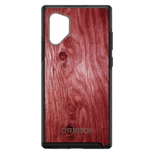 DistinctInk™ OtterBox Symmetry Series Case for Apple iPhone / Samsung Galaxy / Google Pixel - Dark Red Weathered Wood Grain Print