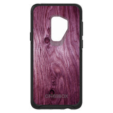 DistinctInk™ OtterBox Symmetry Series Case for Apple iPhone / Samsung Galaxy / Google Pixel - Fuchsia Weathered Wood Grain Print